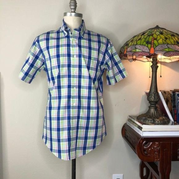 Brooks Bros Button Down in Plaid Short Sleeve - Picture 2 of 5